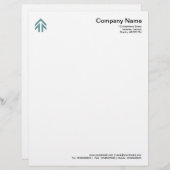 Pfeil - Ocean Green Briefkopf (Vorne/Hinten)