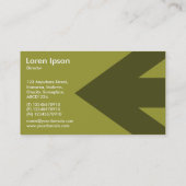 Pfeil - Olivenöl 999933 Visitenkarte (Rückseite)