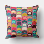 Pfeil-Pop rosa Kissen (Rückseite)