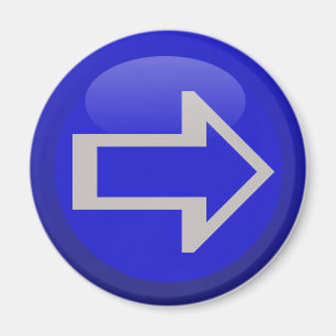 Pfeil rechts nach unten Verlassen Magnet