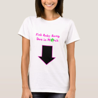 Pfeil, rosa Baby-Stoß passend im März T-Shirt