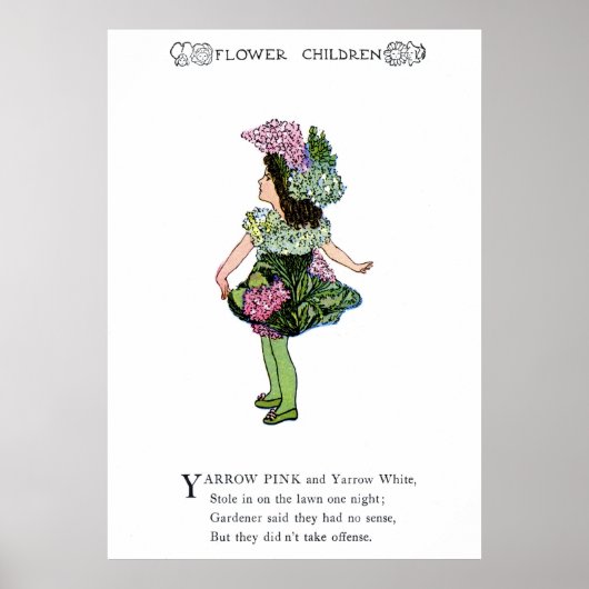 Pfeil - Rosa und Weiß Poster (Vorne)