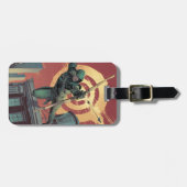 Pfeil | Rot-Pfeil-Brände von der Dachdecke Gepäckanhänger (Vorderseite horizontal)