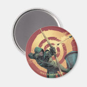 Pfeil | Rot-Pfeil-Brände von der Dachdecke Magnet (Vorderseite/Rückseite)