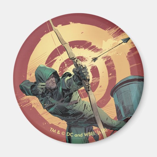 Pfeil | Rot-Pfeil-Brände von der Dachdecke Magnet (Vorne)