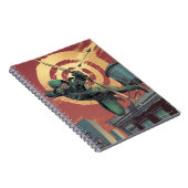 Pfeil | Rot-Pfeil-Brände von der Dachdecke Notizblock (Rechte Seite)