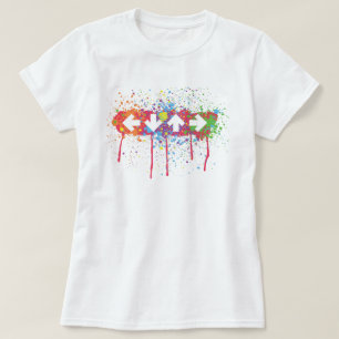 Pfeil-Spritzer T-Shirt