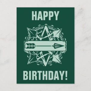 Pfeil   Starling City Arrow Abzeichen Postkarte