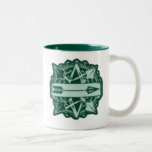 Pfeil   Starling City Arrow Abzeichen Zweifarbige Tasse