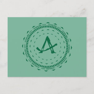 Pfeil   Starling City Arrow-Logo Postkarte