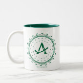 Pfeil | Starling City Arrow-Logo Zweifarbige Tasse (Links)