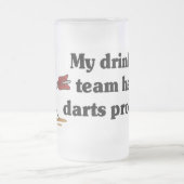 Pfeil-Team Mattglas Bierglas (Mittel)