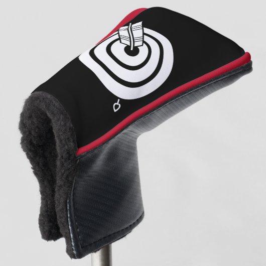 Pfeil traf ein rundes Ziel Golf Head Covers Headcover (3/4 Vorderseite)