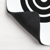 Pfeil traf ein rundes Ziel-Maus-Pads Mousepad (Ecke)