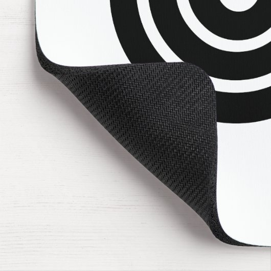 Pfeil traf ein rundes Ziel-Maus-Pads Mousepad (Ecke)