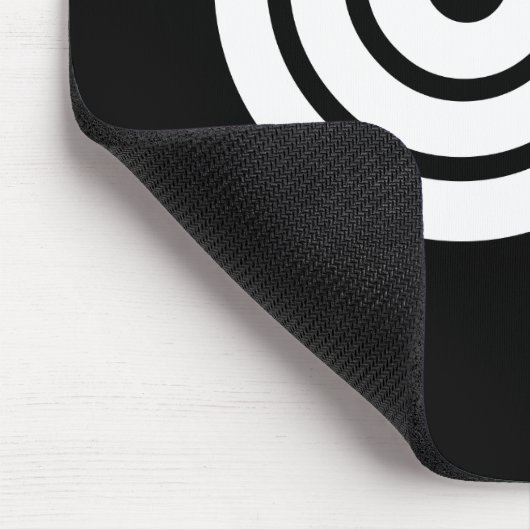 Pfeil traf ein rundes Ziel-Maus-Pads Mousepad (Ecke)