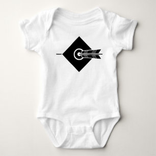 Pfeil traf Ziel Baby Strampler