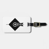 Pfeil traf Ziel Gepäckmarken Gepäckanhänger (Vorderseite horizontal)