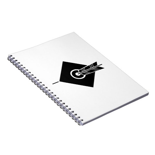 Pfeil traf Zielnotebooks & Journals Notizblock (Rechte Seite)