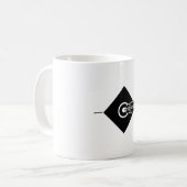 Pfeil-Treffer Kaffeetasse (Vorderseite Links)