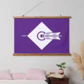 Pfeil-Treffer Wandteppich Mit Holzrahmen (Schlafzimmer)