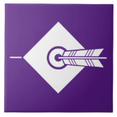 Pfeil-Trefferziel Dekorative Tiles Fliese (Vorderseite)