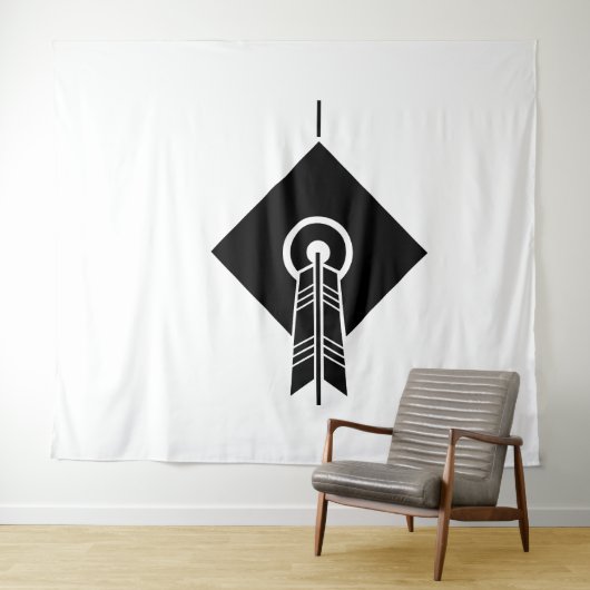 Pfeil-Trefferziel-Tapestes Wandteppich (Beispiel (Horizontal))