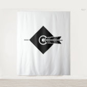 Pfeil-Trefferziel-Tapestes Wandteppich (Vorderseite)