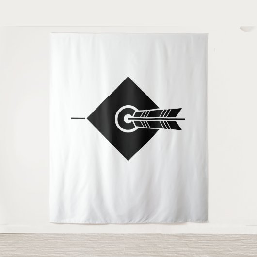 Pfeil-Trefferziel-Tapestes Wandteppich (Vorderseite)