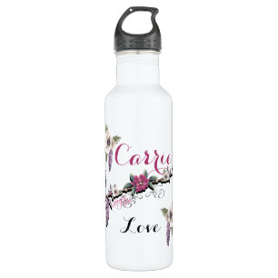 Pfeil und Blume Wasserflasche aus rostfreiem Stahl Edelstahlflasche