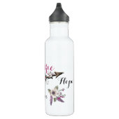 Pfeil und Blume Wasserflasche aus rostfreiem Stahl Edelstahlflasche (Rechts)