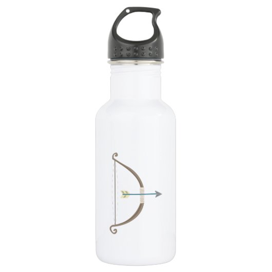 Pfeil und Bogen Trinkflasche (Vorderseite)