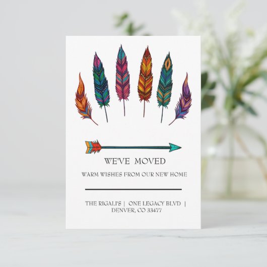 Pfeil und Federn (Stehend Vorderseite)