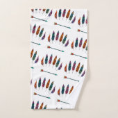 Pfeil und Federn Badhandtuch Set (Handtuch)