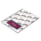 Pfeil und Federn Notizblock (Linke Seite)