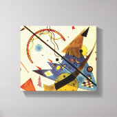 Pfeil und Punkt Leinwanddruck (Vorderseite)