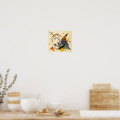 Pfeil und Punkt Poster (Küche)