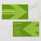 Pfeil v3 (Marsgrün) - Grün 669900 Visitenkarte (Vorne/Hinten)