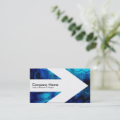 Pfeil v3 (weiß) - römisches Bad Visitenkarte (Stehend Vorderseite)