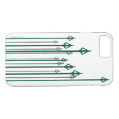 Pfeil | Vertikale Pfeile grafisch Case-Mate iPhone Hülle (Rückseite (Horizontal))