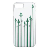 Pfeil | Vertikale Pfeile grafisch Case-Mate iPhone Hülle (Rückseite)
