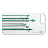 Pfeil | Vertikale Pfeile grafisch Case-Mate iPhone Hülle (Rückseite (Horizontal))