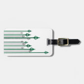 Pfeil | Vertikale Pfeile grafisch Gepäckanhänger (Vorderseite horizontal)