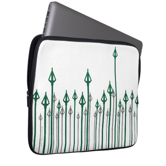 Pfeil | Vertikale Pfeile grafisch Laptopschutzhülle (Vorne Rechts)