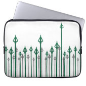 Pfeil | Vertikale Pfeile grafisch Laptopschutzhülle (Vorderseite)