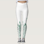 Pfeil | Vertikale Pfeile grafisch Leggings (Vorderseite)