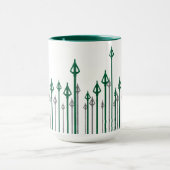 Pfeil | Vertikale Pfeile grafisch Tasse (Zentrum)