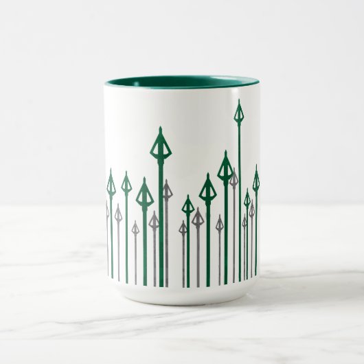 Pfeil | Vertikale Pfeile grafisch Tasse (Zentrum)