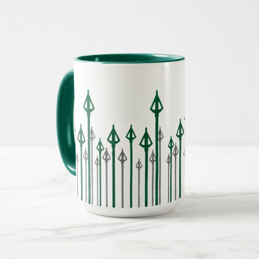 Pfeil | Vertikale Pfeile grafisch Tasse (Vorderseite Links)