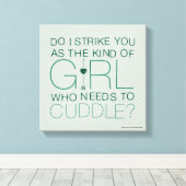 Pfeil | Welche Art von Mädchen muss gequetscht wer Leinwanddruck (Insitu (Holzboden))